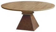 Mesa de Apoio Baixa Kaia - Mel Pinus com Detalhes Dourado Soleil Kleiner