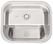 Tanque Tramontina Hera 34 L em Aço Inox Polido 50 x 40 cm com Válvula