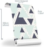 Papel de Parede Adesivo Triângulo Elisabeth