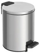 Lixeira com Pedal Tramontina Loop Aço Inox Polido 3 Litros