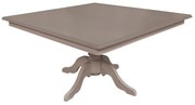 Mesa de Jantar Clássica Quadrada Altesse - 8 Lugares - 1,5m - Fendi Nouveau Provençal Kleiner
