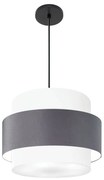 Lustre Para Sala de Jantar Vivare Md-4393 Cúpula em Tecido 45cm