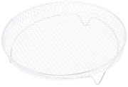 Suporte Redondo De Inox Empilhável Para Air Fryer 19,5cmx19,5cm X4,5cm 20613 Wolff