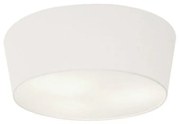 Plafon Cone Md-3003 Cúpula em Tecido 12/40x35cm Branco - Bivolt