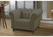 Kit 02 Poltronas Decorativa Maggiore Couro Fendi G58 - Gran Belo