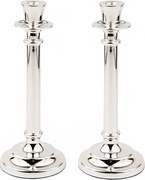 Par de Castiçal de Prata Shefield Plate - Prata  Prata