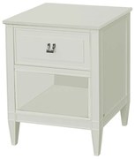 Mesa de Cabeceira Benito com Nicho - Off White Kleiner