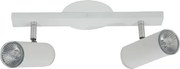 Spot Sobrepor Aluminio Acrilico Dicroica Gu10 Tubo - BRANCO