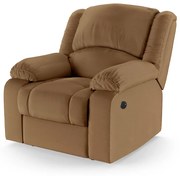 Poltrona do Papai Reclinável Melim Power Elétrica USB PU FH1 - D'Rossi - Caramelo