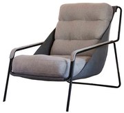 Poltrona Algarve Cru Base de Ferro Preta - 68432 Sun House