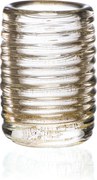 Vaso Murano Essenza C/ Ouro M  Cristal Transparente