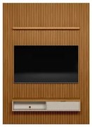 Painel Ripado para TV 75 Pol. com Bancada 180cm Prime Plus L06 Nature/