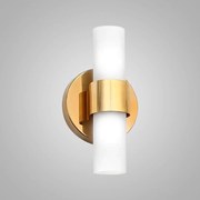 Arandela Fence Vertical Vidro Tubo Duplo 12X8,5X23Cm 2Xg9 - Old Artisa... (PRETO)