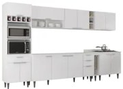 Armário de Cozinha CP07 Para Pia 180cm Pérola Z34 Branco    - Mpozenat
