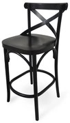 Banqueta X Estrutura Madeira Maciça Design by Michael Thonet