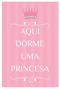 Quadro Placa Decorativa Infantil Princesa C03 - D'Rossi