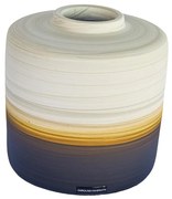 Vaso Reto decorativo de cerâmica 19x16x16 - Salar Fosco  Kleiner