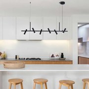 Pendente Led Metal E Acrilico 18W 3000K Zione - PRETO