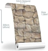 Papel de Parede Forte de Pedras