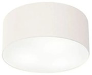 Plafon Cilíndrico Md-3010 Cúpula em Tecido 30x12cm Branco - Bivolt