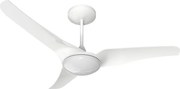 Ventilador De Teto Led Termoplástico Branco 12w 4500k Slim