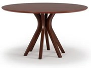 Mesa Jantar Delfim Redonda Cor Castanho 120cm - 76936 Sun House