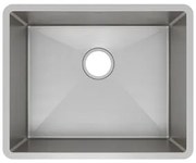 Cuba Mekal Reta LR50 em Aço Inox Escovado 50x40x23 cm com Válvula