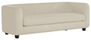 Sofá 3 Lugares Luxo Recepção Escritorio Sala Veneza 180cm Linho - ADJ Decor