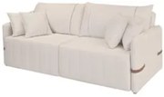 Sofá Cama Retrátil 160cm Essence D05 Linho Cru/Camel - Mpozenato