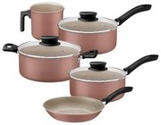 Jogo de Panelas Tramontina Linz 5 Peças Alumínio Starflon Max Mocaccino