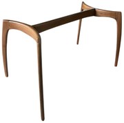 Base Design para Mesa de Jantar 6 Lugares Madeira Eucalipto Design Retrô