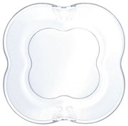 Jogo 4 Pratos Para Sobremesa De Vidro Butterfly 17cm 29274 Wolff