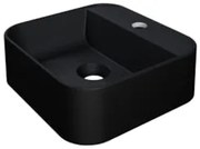 Cuba Pia Para Banheiro Quadrada 32cm Ágata C08 Preto - Mpozenato