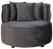 Sofá Puff Redondo Sutton 85x85 cm Capitonê - VS 58379
