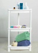 Prateleira de Canto Desmontável Em Plástico