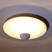 Plafon Rebatedor Ø40X22Cm Disco Curco Alumínio 01Xled 9W 2700K - Old A... (PRETO, Igual a Cor Estrutura, 110v)