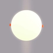 Luminária Semi Embutida Redondo 30W 4000K Led Bivolt Ø22X1,5Cm Downlig...