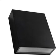 Arandela Led Preto 5w 260lm Ip65 3000k Wall Plus