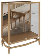 Cristaleira Baixa Libri 2 Portas Móveis Rudnick