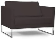 Poltrona Decorativa Maia 106cm C34 Corano Marrom - Domi