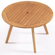 Mesa Jantar Redonda Tambaú Stain Jatobá 120cm - 67827 Sun House