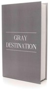 Livro Decorativo de Papel "Gray Destination Cinza" 27x17x5 Cm - D'Rossi