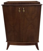 Balcão Bar Lunardi Tampo Bandeja 2 Portas Estrutura Madeira Maciça