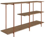 Aparador Multifuncional Com 3 Prateleiras - Vermont Cobre