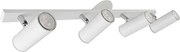 Spot De Sobrepor Aluminio Acrilico Dicroica Gu10 - BRANCO