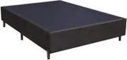 Base Para Cama Box Casal 138cm Suede Liso Love Story Hf Marrom - Gazin