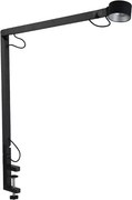 Luminária De Mesa Led Alumínio Preto Com Garra 6w 3000k Tool