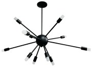 Pendente Sideral Ø80X62Cm Led 45W - Usina 19720/9 (ES-V - Alumínio Escovado Verniz, 3000k, 110v)