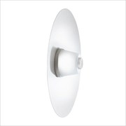 Arandela Eclisse Ø40X12Cm Metal Alumínio E Vidro 01Xled 9W 2700K - Old... (PRETO)