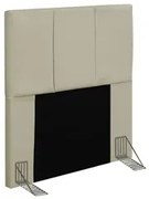 Cabeceira Cama Box Solteiro 90cm Pérola W01 Corano Bege - Mpozenato
